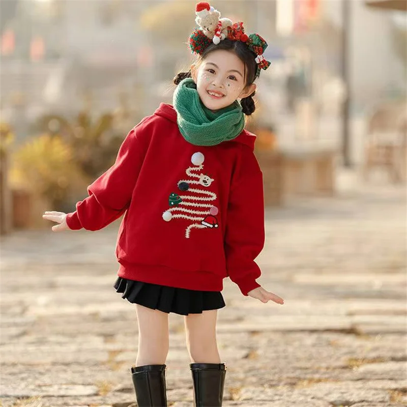 Abrigo de invierno terciopelo grueso con capucha para niños