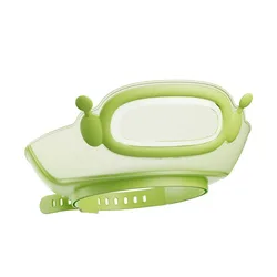 Gorro de champú para bebé de tamaño ajustable, protección antideslizante para los oídos, gorro de champú para niños, resistente al agua, uso de cabeza bidireccional