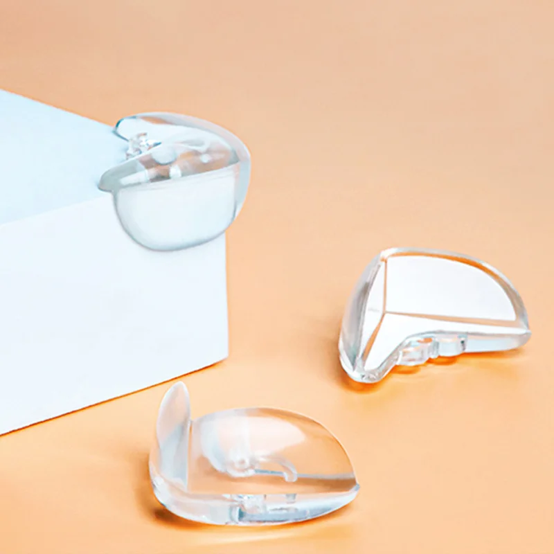 Protector de esquinas de bebé transparente – Seguridad antigolpes oso y mariposa - imagen 3