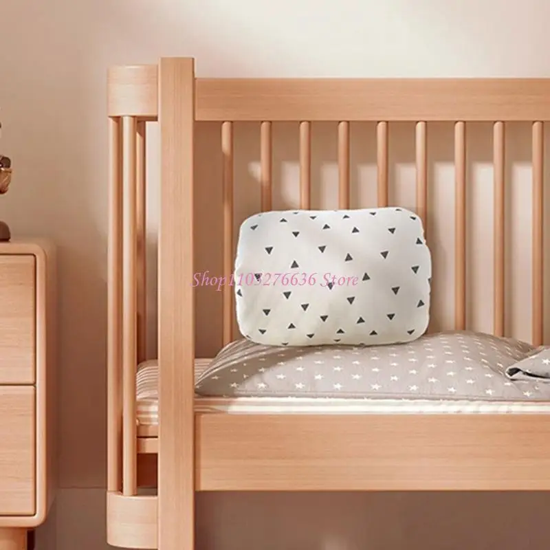 Almohada de lactancia para bebé, almohadas para lactancia con biberón, almohada de lactancia respetuosa con la piel, almohada para el brazo con patrón impreso para recién nacido - imagen 4