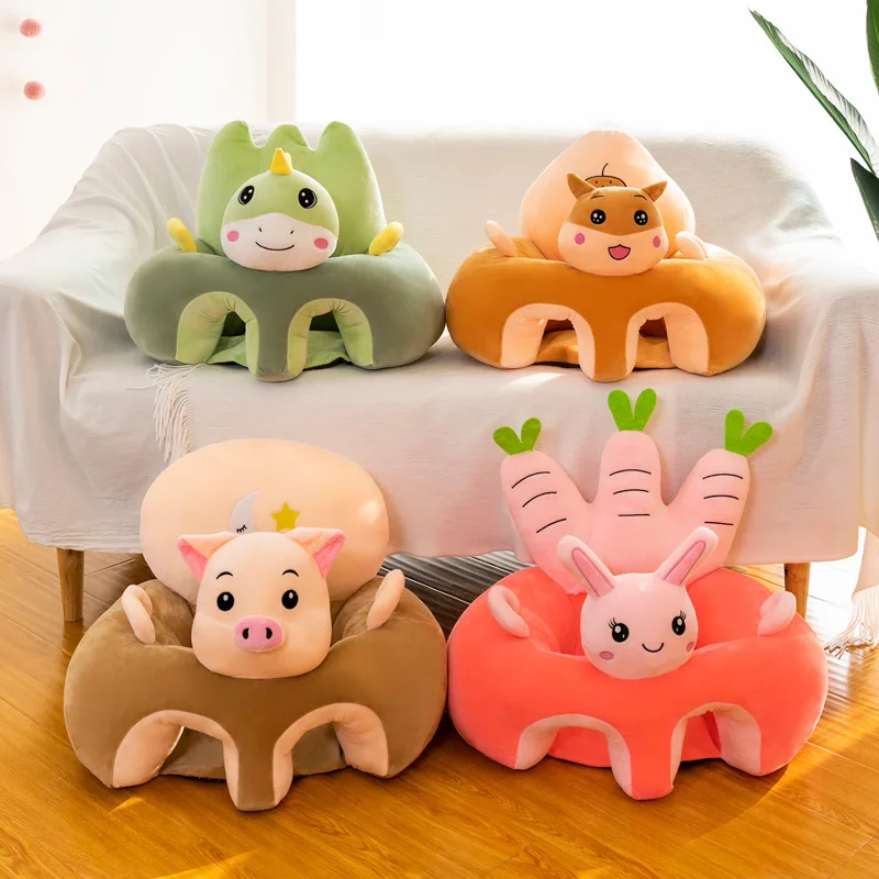Sillita de peluche animal para bebé – Sofá suave descanso - imagen 2
