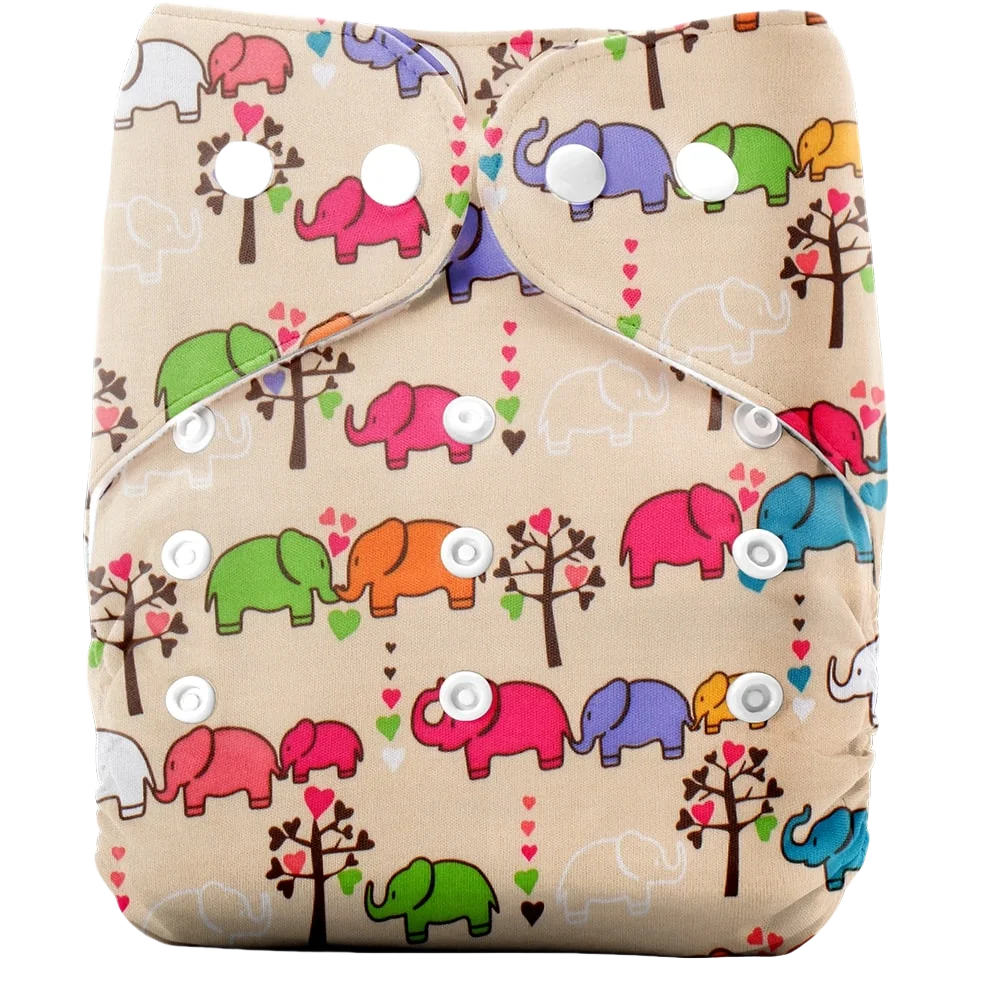 Pororo Pañal de tela para bebé, forro polar ajustable, lavable, impermeable, transpirable, reciclable, adecuado para niños de 1 a 3 años - imagen 2