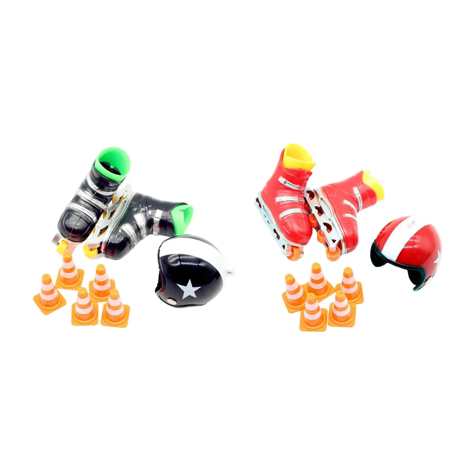 Dollhouse Skates Set Mini Skates for Doll Accessories Doll Houses Decor