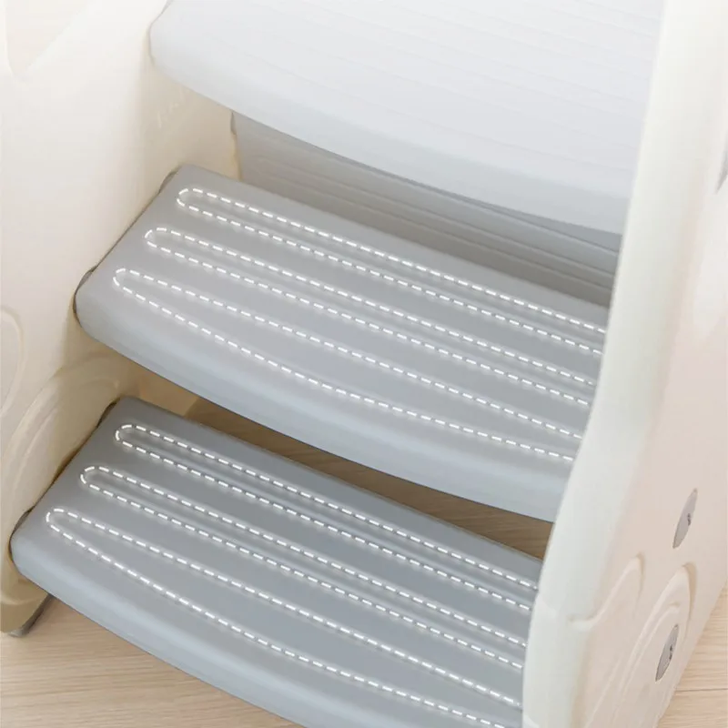 LazyChild-taburete de lavabo para niños, taburete de plástico para baño, escaleras móviles desmontables, antideslizante, multifunción, para lavar a mano - imagen 4