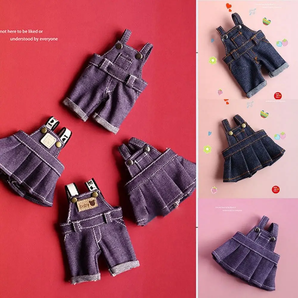 Falda vaquera para muñeca – Ropa de algodón hecha a mano - imagen 4