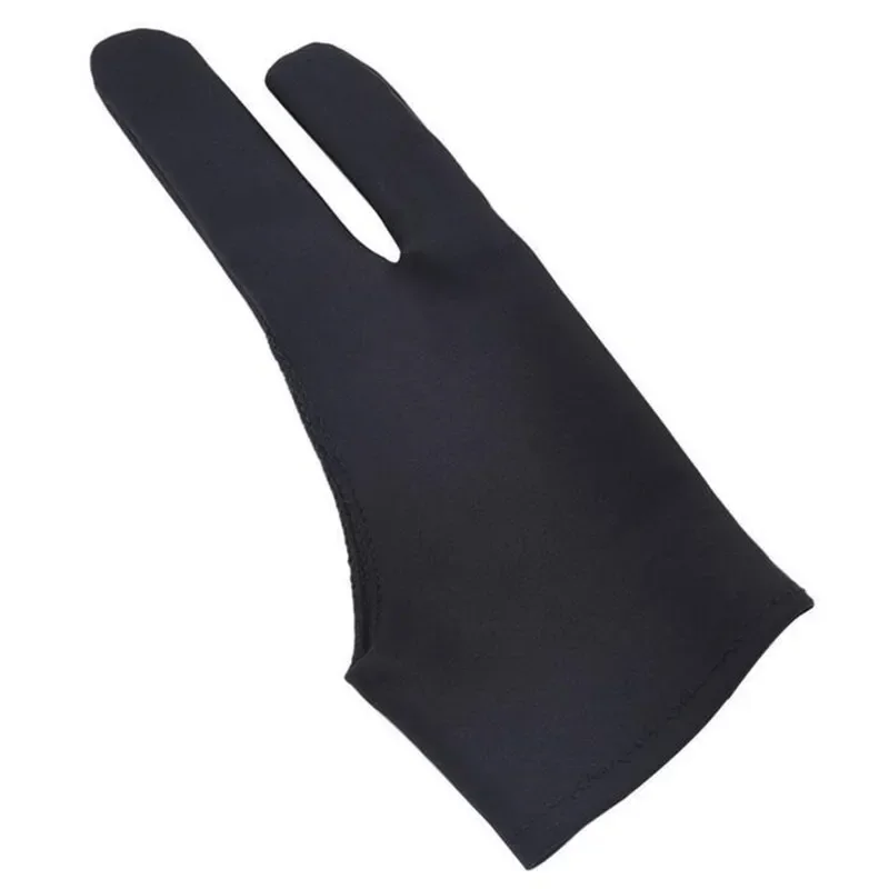 Guante de dibujo de artista para cualquier mesa de dibujo gráfico, 2 dedos antiincrustantes, guantes de dibujo para mano derecha e izquierda, 1 ud. - imagen 4