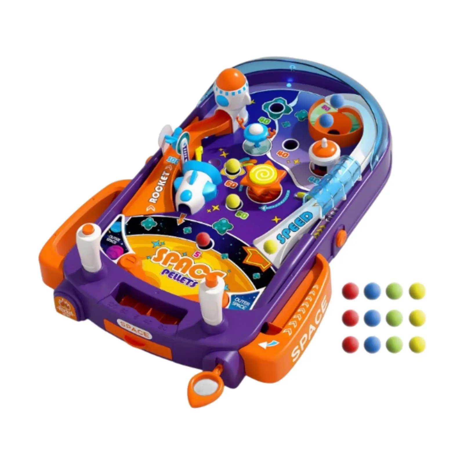 Pinball Game Kids Table Games Multiuse Sturdy Home Preschool Boys Girls Parent Child Interaction Game Table Electronic Pinball