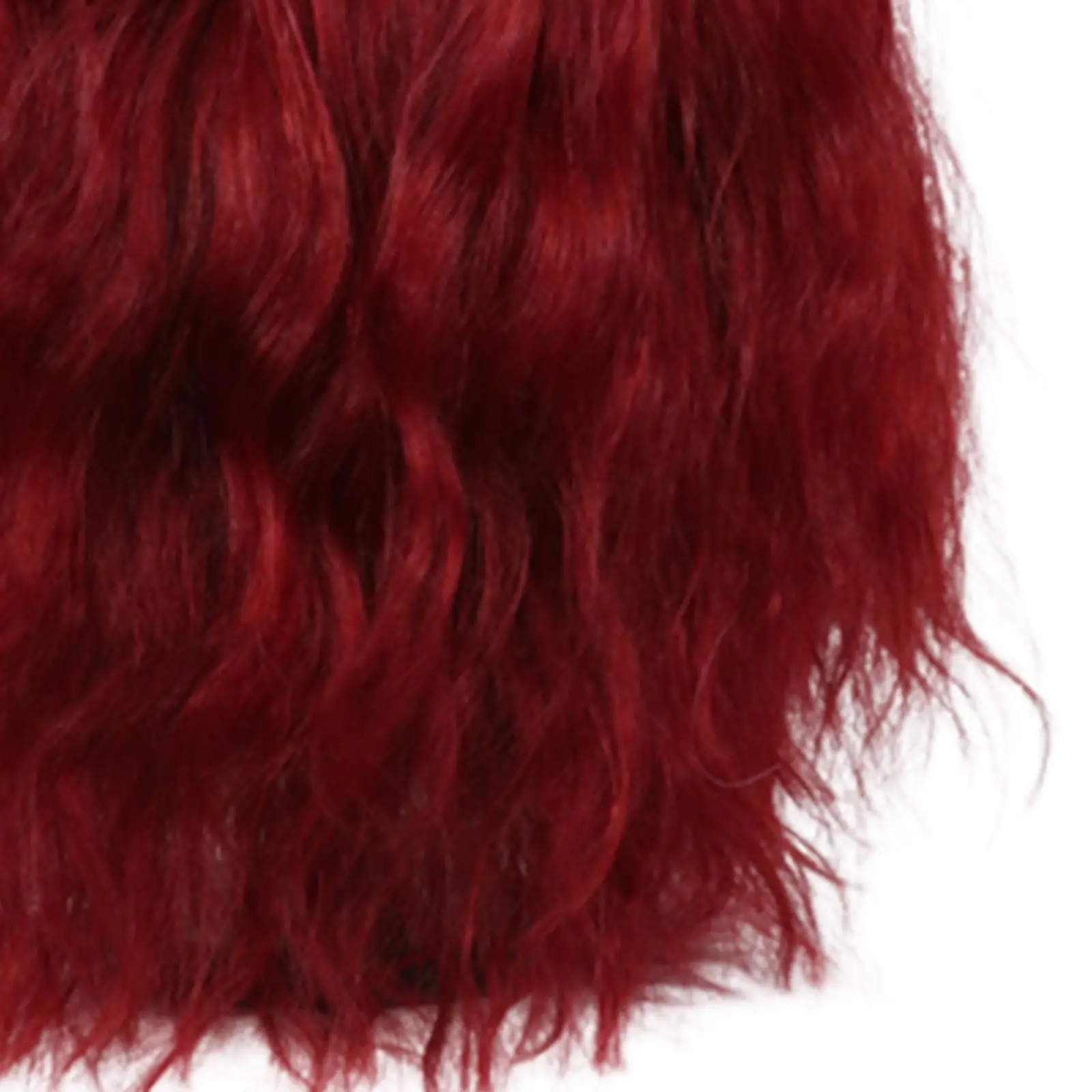 20cm BJD Doll Wig Air Supplies Heat Resistance Fiber Cute for 33-36cm Head Handmade Long Hair
