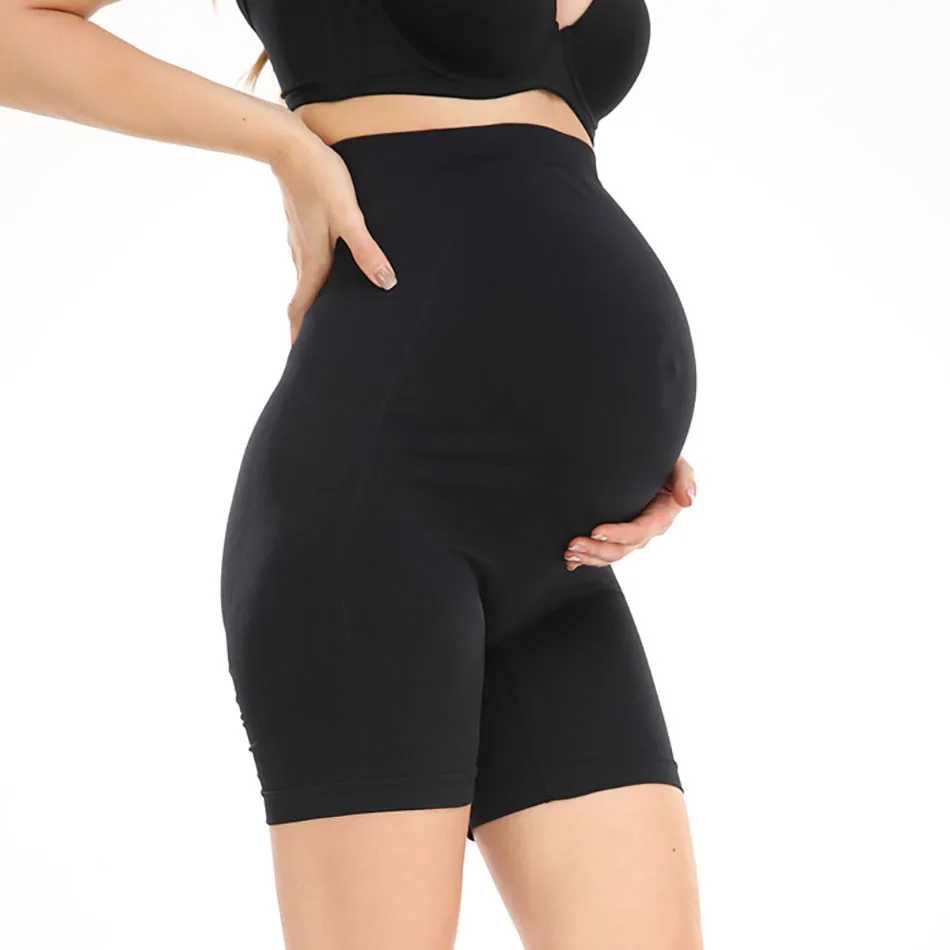 Bragas de maternidad de cintura alta para mujeres embarazadas, ropa interior transpirable ultracómoda con soporte para el vientre y tela suave, verano 2024 - imagen 3