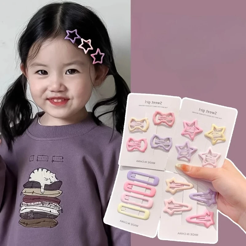 Pinzas de pelo con estrellas para niña – Diseño divertido y suave - imagen 4