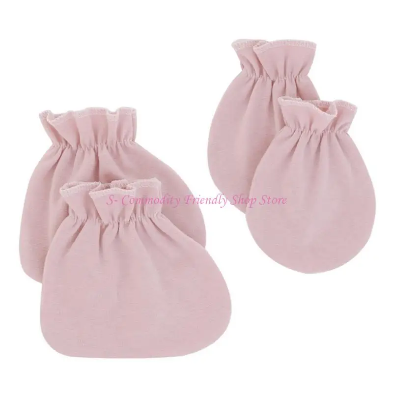 85AE Guantes antiarañazos para bebé con calcetines y fundas para pies