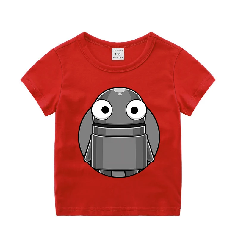 Juego R.E.P.O, Camiseta de algodón colorida para niños, camiseta de manga corta para niñas y niños, Top bonito de dibujos animados, ropa de moda de Anime de verano 2025 - imagen 4