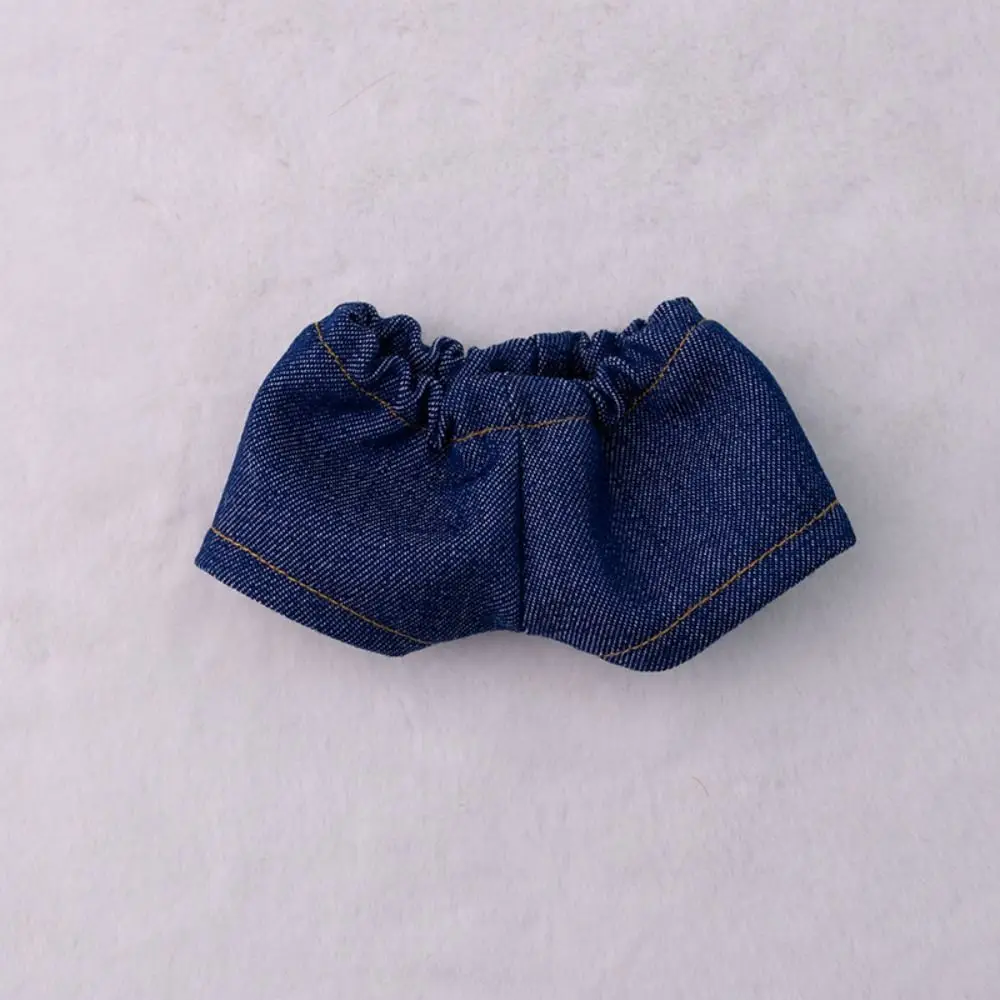 Pantalones de muñeca de 15cm para muñecas Kawaii Labubu Idol, ropa bonita de 17cm, pantalones vaqueros Labubu, ropa de muñeca de peluche, accesorios de atuendo - imagen 4