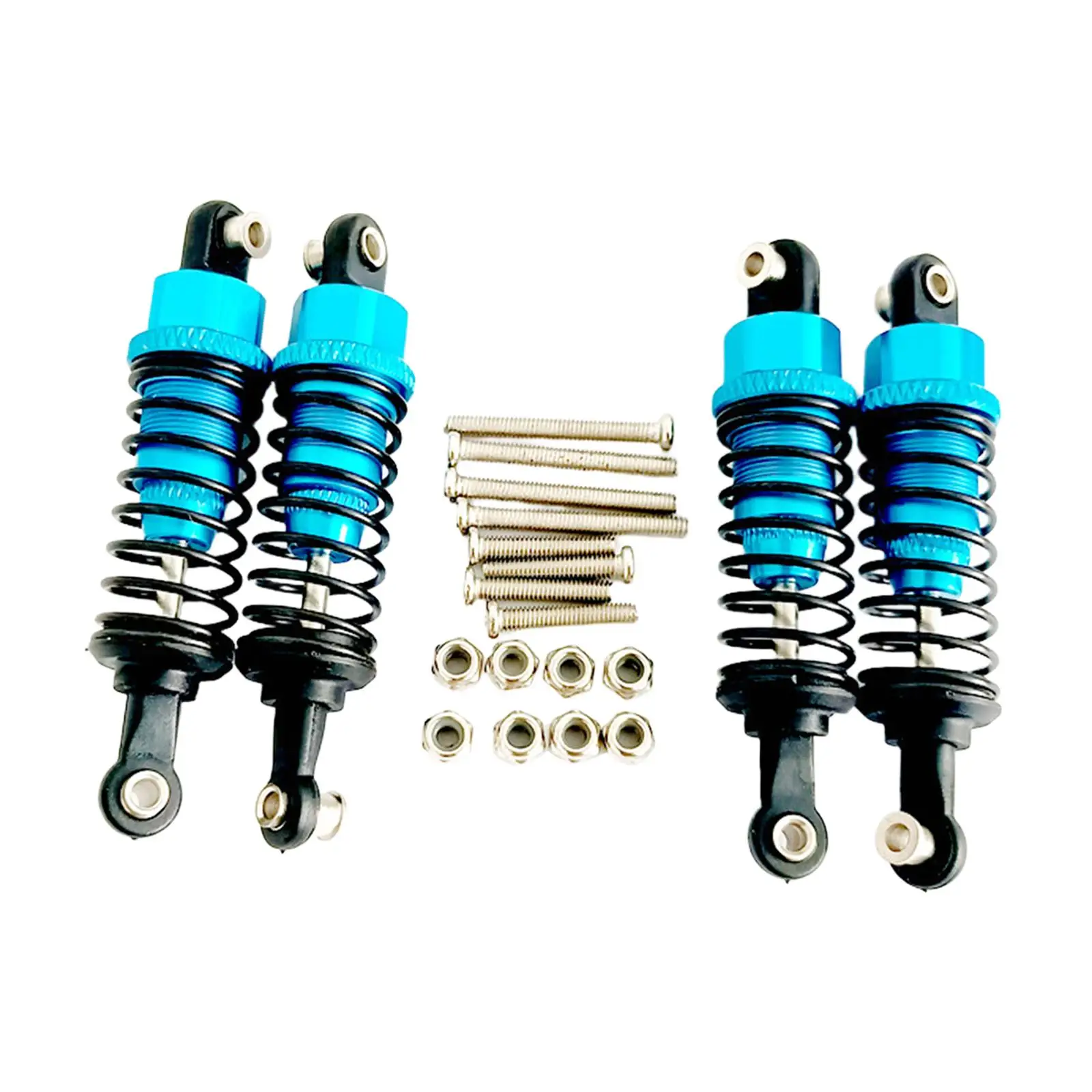 4 Pieces Oil Shock Absorbers for RC Car Spare Parts for Remote Control Car Dampers 1/12 1/16 Scale for D90 MN78 MN82 C14 C24