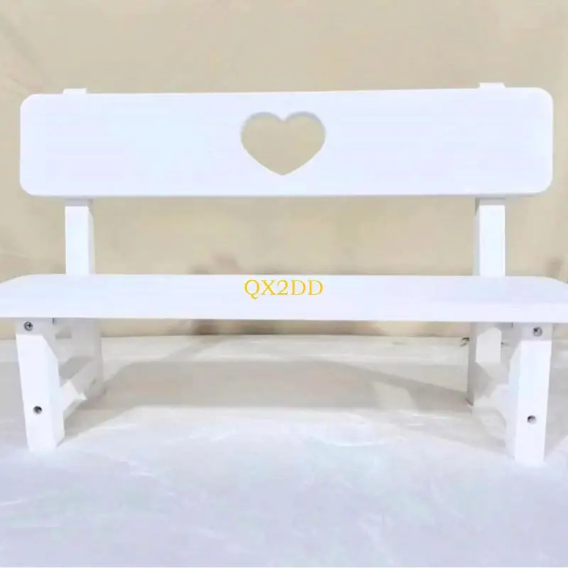QX2D Banco de madera maciza para fotografía infantil - imagen 4
