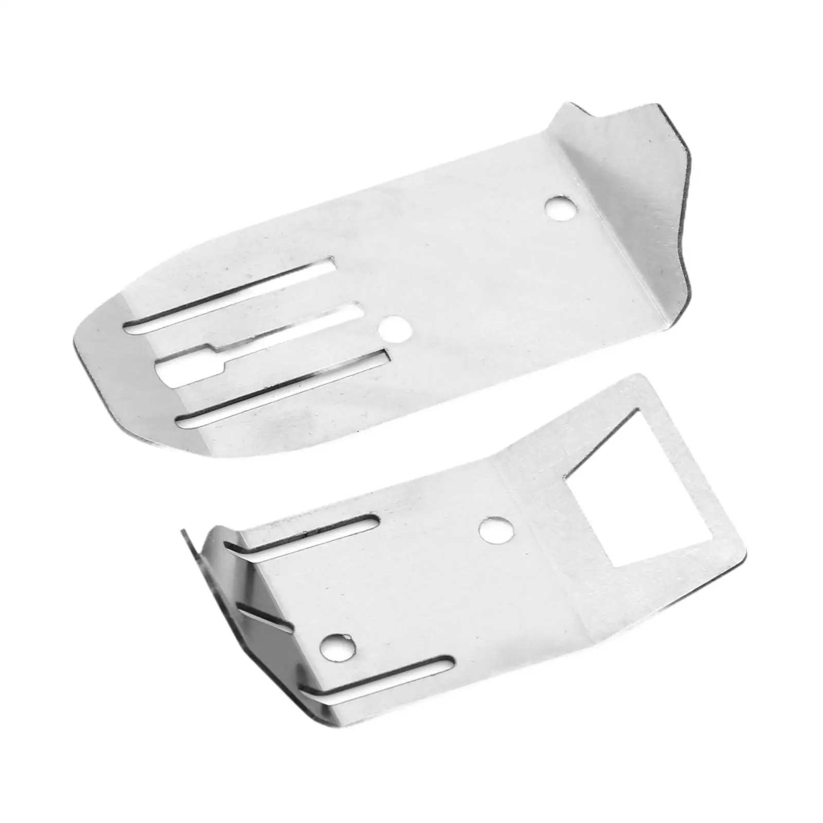 2 Pieces Stainless Steel Chassis Skid Plate for Ara2106 1/18 RC Model Car