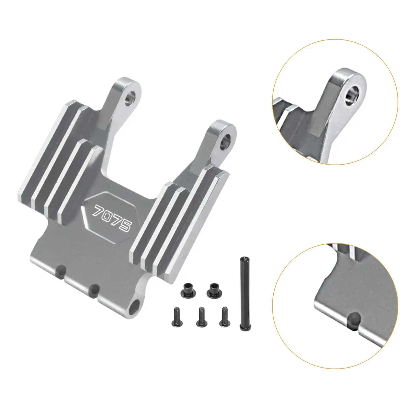 7075 Front Faucet Seat Support Wear Resistant Crash Structure Professional Modification for 1: 4 Motorcycle Replacements