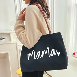 Bolso maternal de lona gran capacidad para pañales