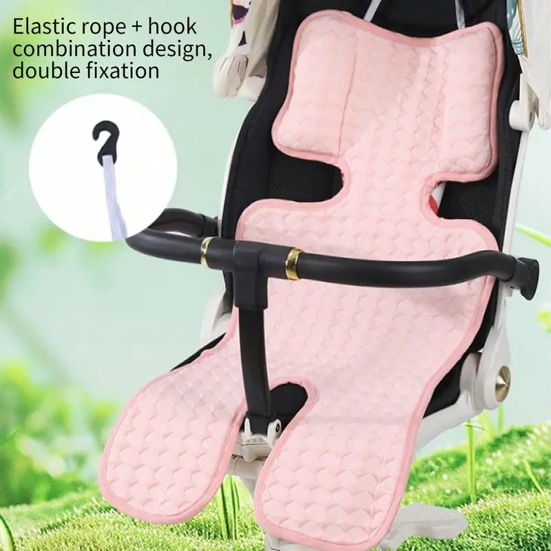Almohadilla de enfriamiento para cochecito, asiento de coche, almohadilla enfriadora para bebés, alfombrilla enfriadora transpirable para cochecito, asiento de seguridad para niños, silla alta para niños pequeños - imagen 3