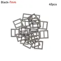 Black-7mm 40pcs