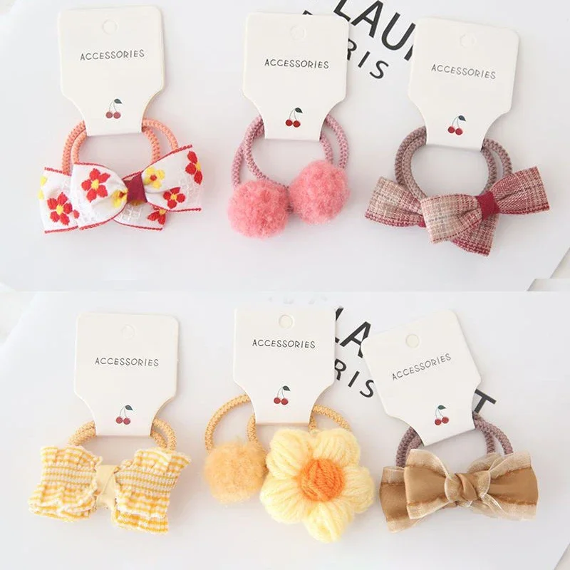 Bandas elásticas con lazo para bebé y niños - Conjunto de 2 diademas - imagen 5