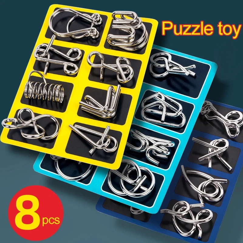 Puzzle de alambre Montessori para niños - Juego educativo