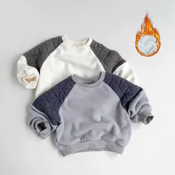 Jersey de terciopelo con Lana para niños – Cálido invierno