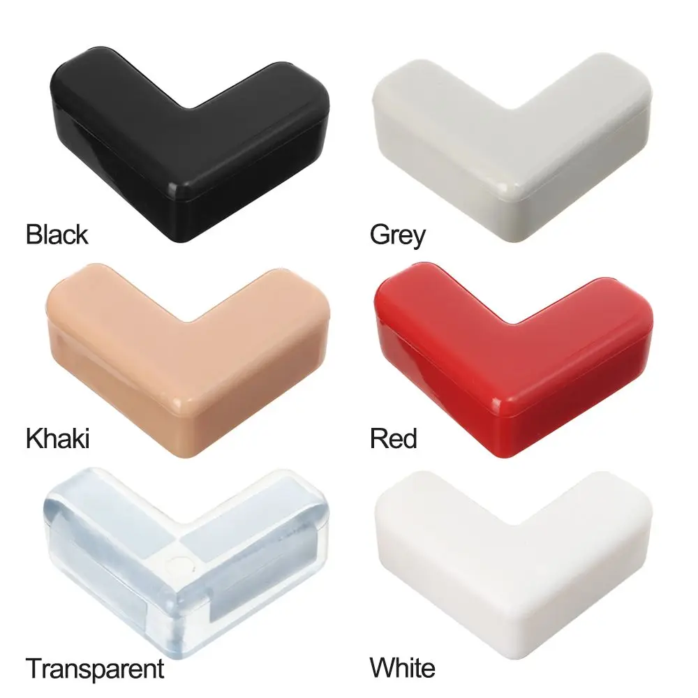 Protectores de esquina de protección de borde de seguridad de escritorio suave, tira anticolisión, Protector de esquina de mesa, 4 Uds. - imagen 5