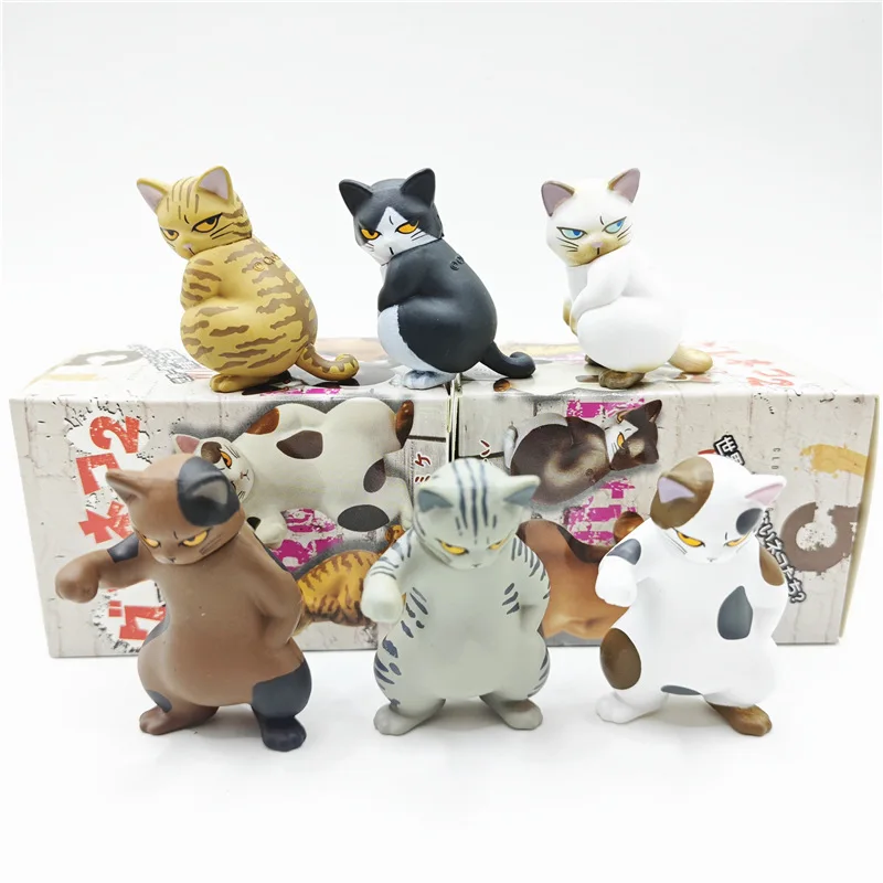Nueva caja ciega de gato, figura de gato feroz, juguetes, muñecos de gatitos, bolsa ciega, decoración, regalo de Navidad para niños - imagen 2