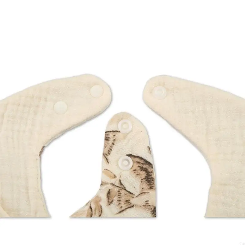 D7YD Toalla Saliva para recién nacido, Baberos alimentación infantil, babero para bebé, paños para eructar, Baberos para - imagen 4