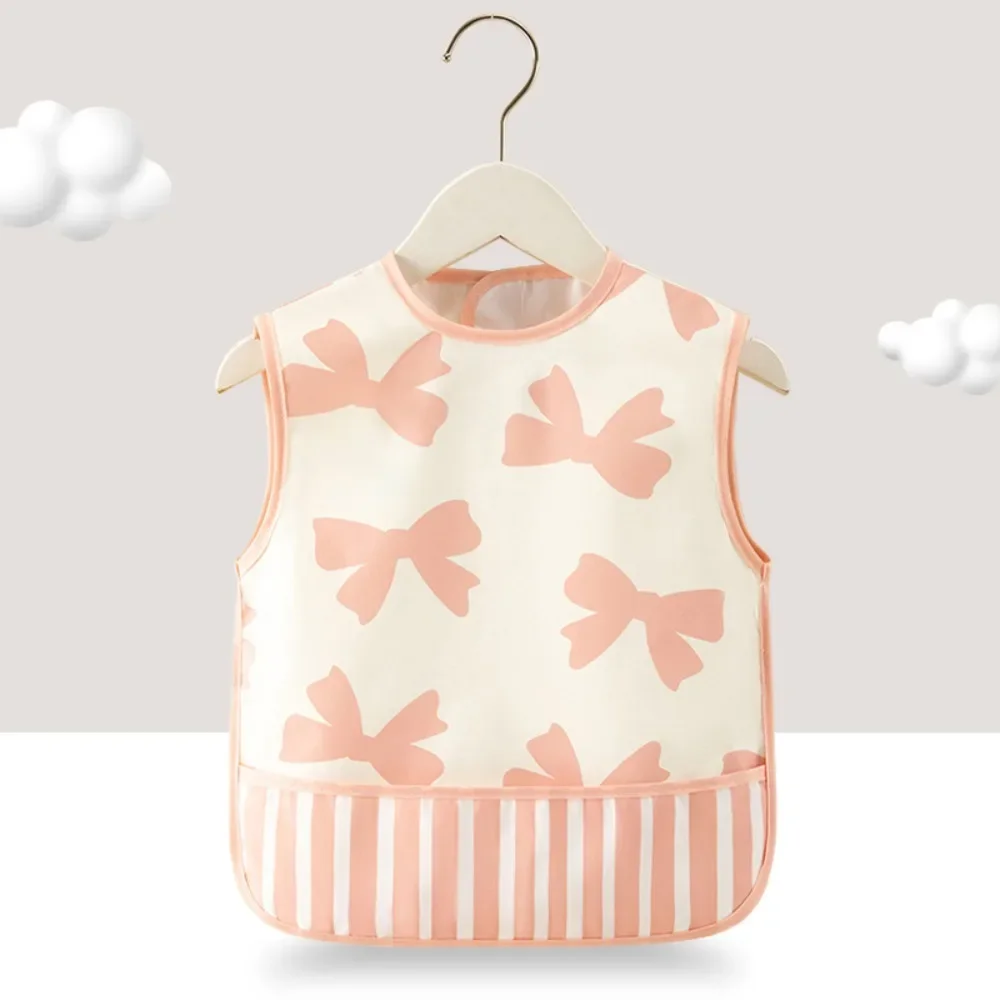 Babero impermeable de EVA ajustable con bolsillo para bebés - imagen 3