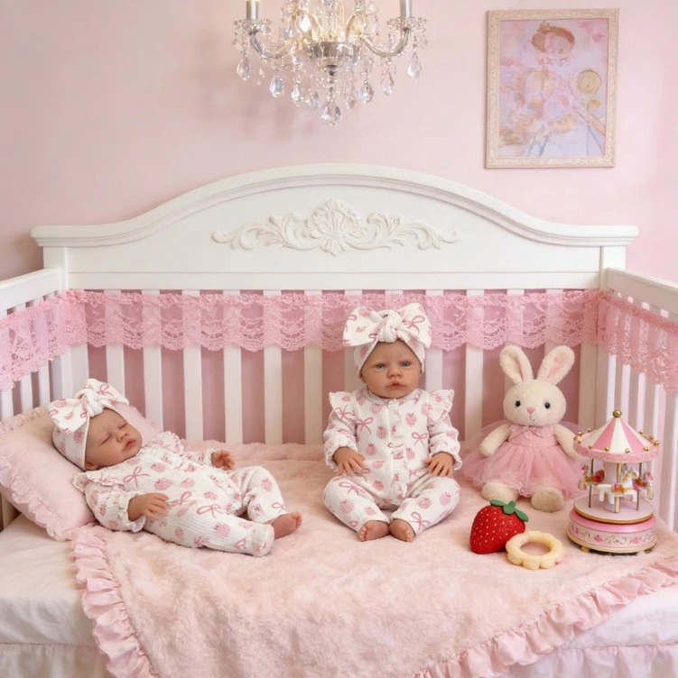 Muñecas Bebé Reborn NPK de 18 Pulgadas, Realistas, Pintadas a Mano, con Piel 3D, Primrose Dormida/Despierta, Muñecas de Peluche Realistas con Cabello Pintado a Mano - imagen 2