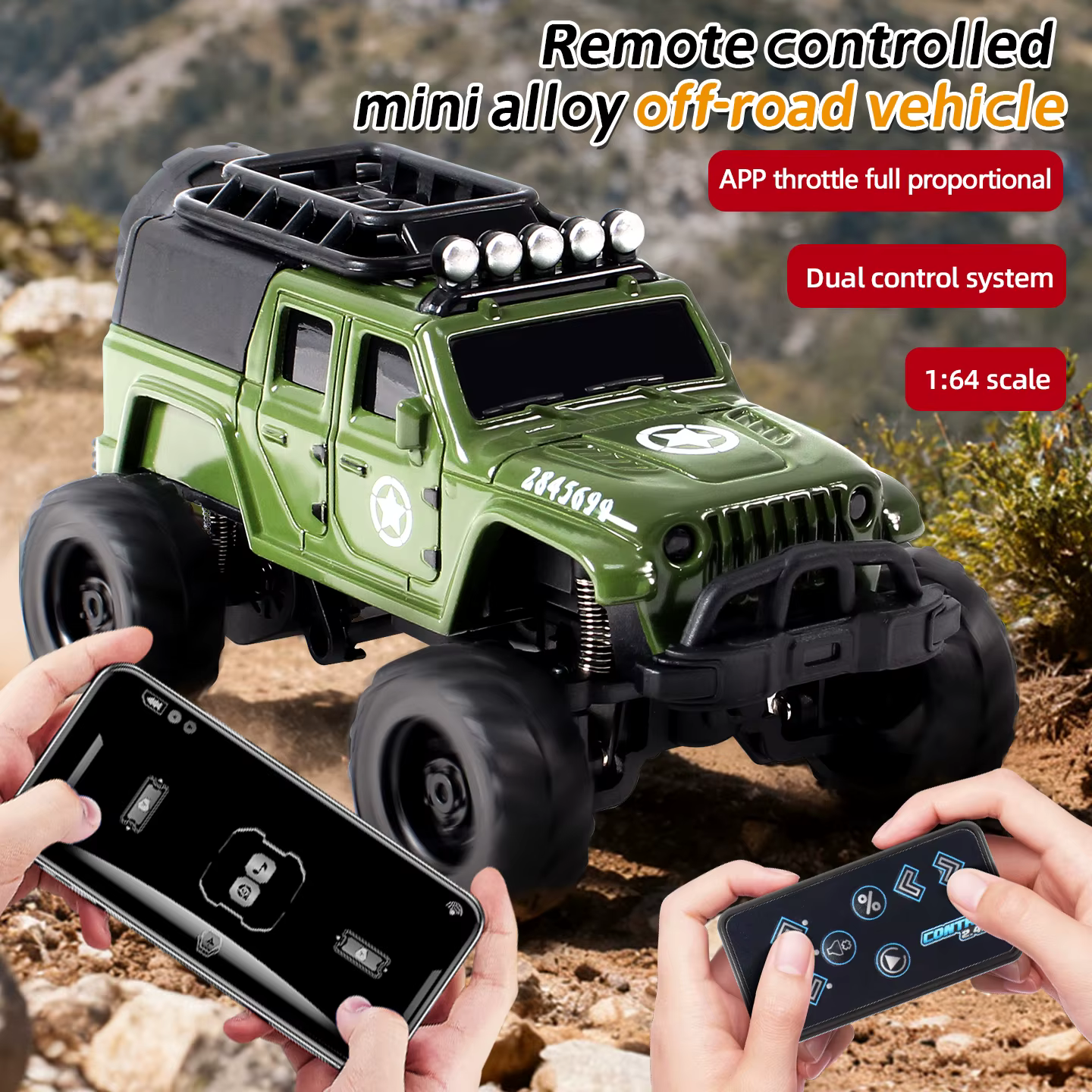Coche RC Todoterreno de Alta Velocidad Control APP Juguete Infantil - imagen 5