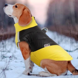 Chaqueta de invierno para perros cálida y resistente al viento