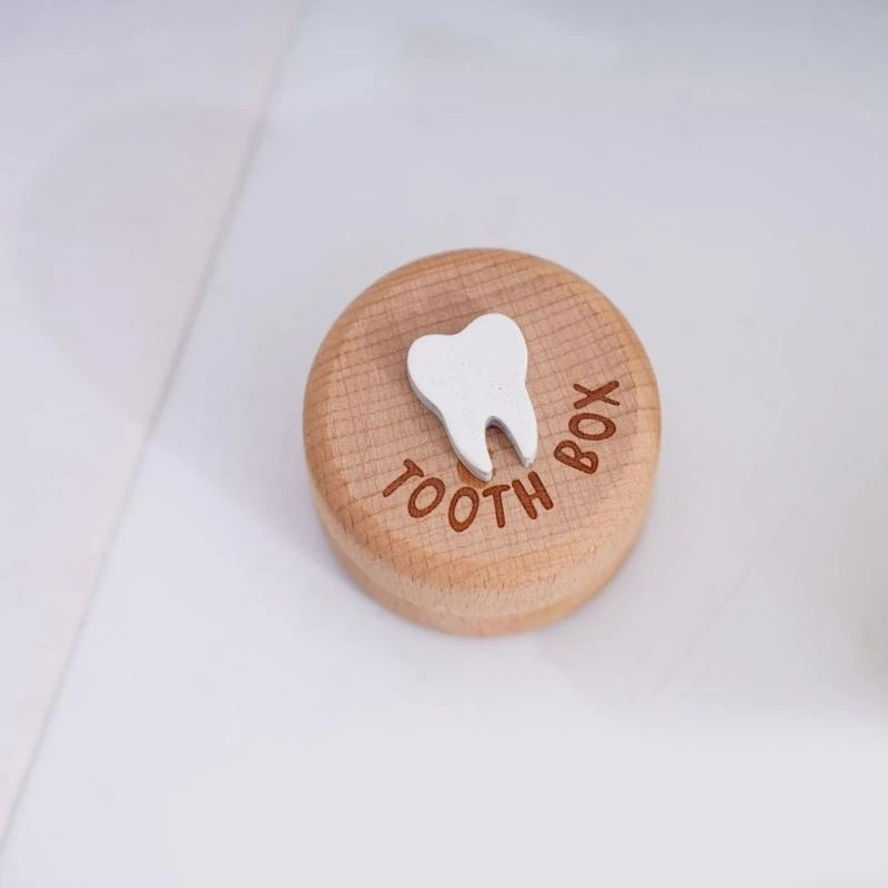 Caja organizadora de colección de dientes para niños, soporte para dientes de bebé, registro de recuerdo para niños, almacenamiento de dientes de leche, organizador de caja - imagen 4