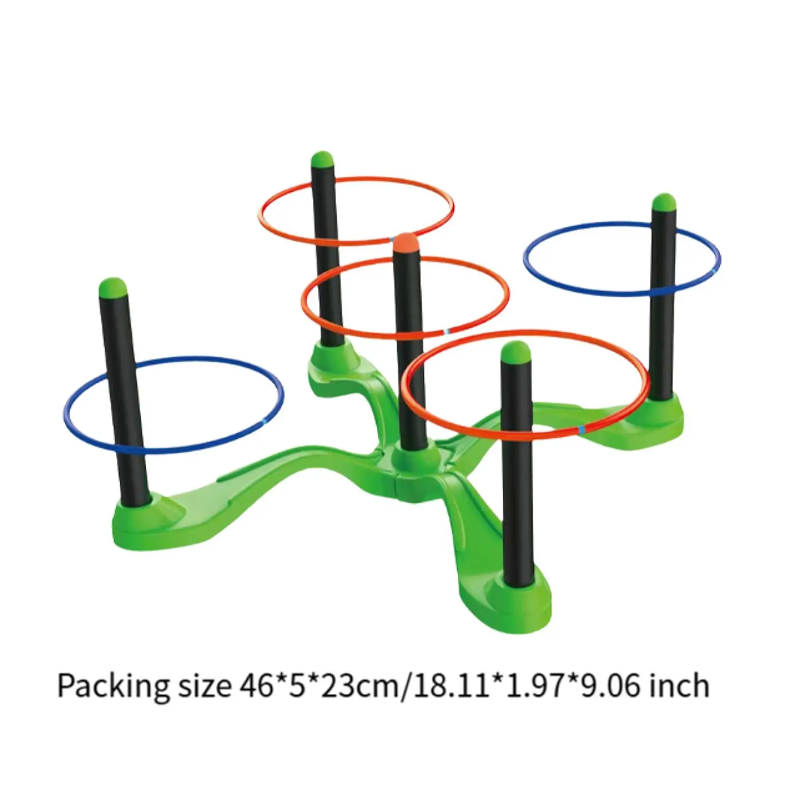 Throwing Rings Game Set Carnival Games Toss Game for Park Playground Garden