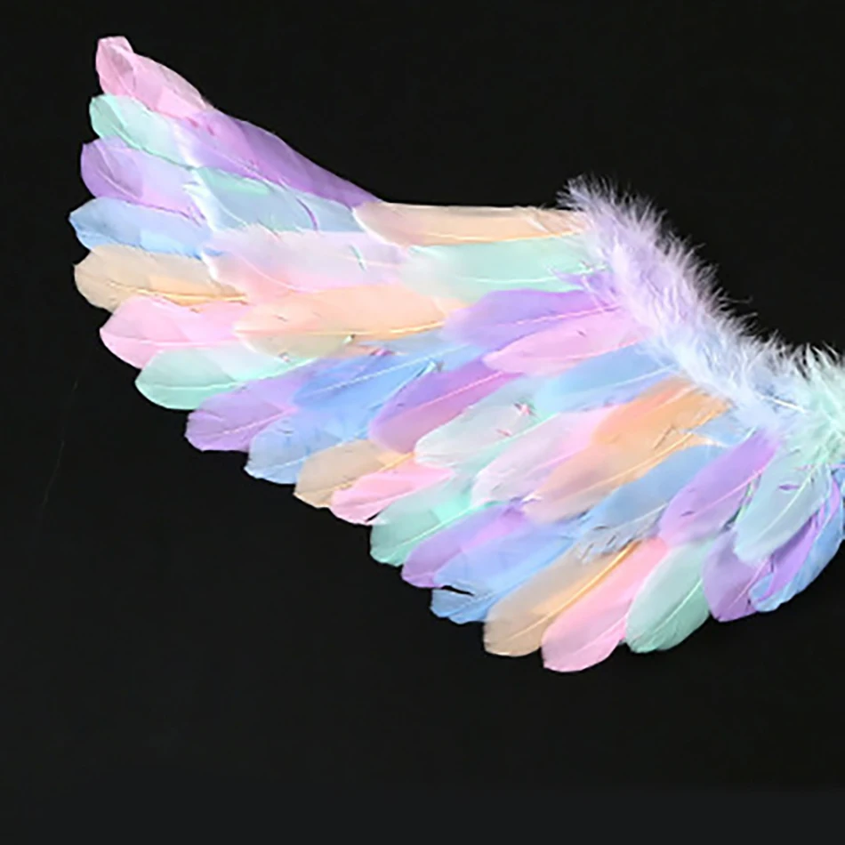 Alas de diablo para disfraz con plumas estilo imitación, Halloween - imagen 4