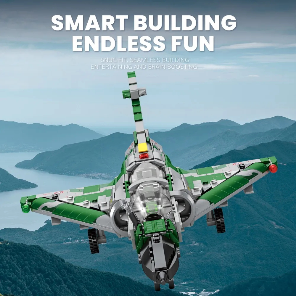 Mirage 2000 Bloques educativos – Avión de combate para niños - imagen 3
