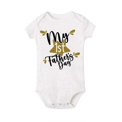 Mi Primer Día del Padre Mameluco bebé algodón recién nacido cómodo