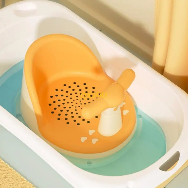 Asiento de bañera antideslizante para bebés con ventosa - imagen 3