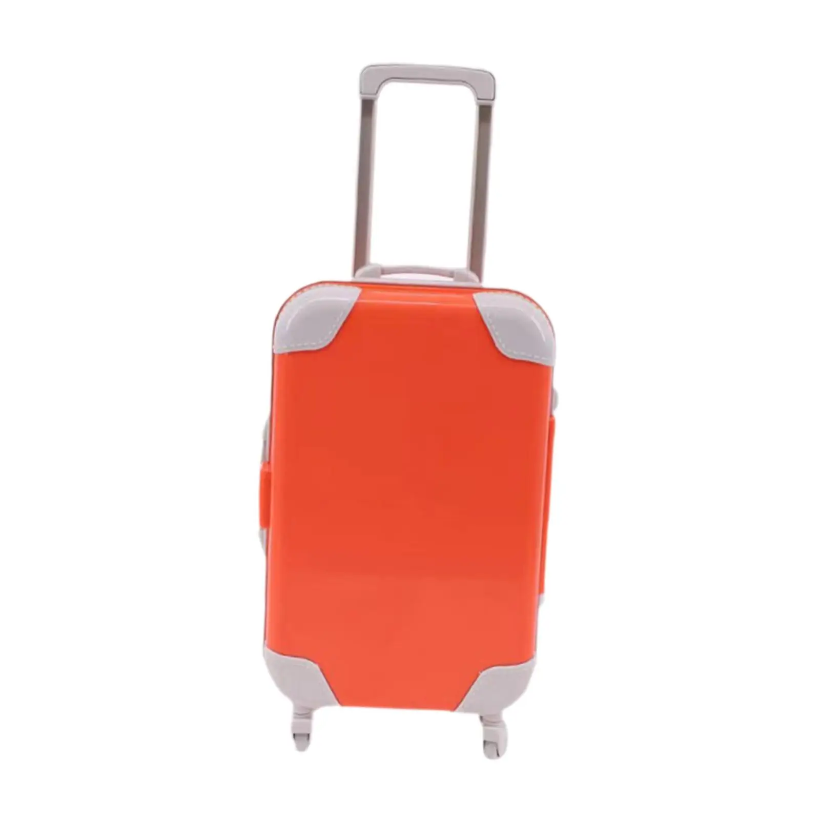 Girl Doll Accessory Suitcase Mini Travel Suitcase DIY Dress up Doll Toy for 18 inch Doll