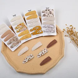 Pinzas para el cabello bebé con flores – Horquillas estilo coreano