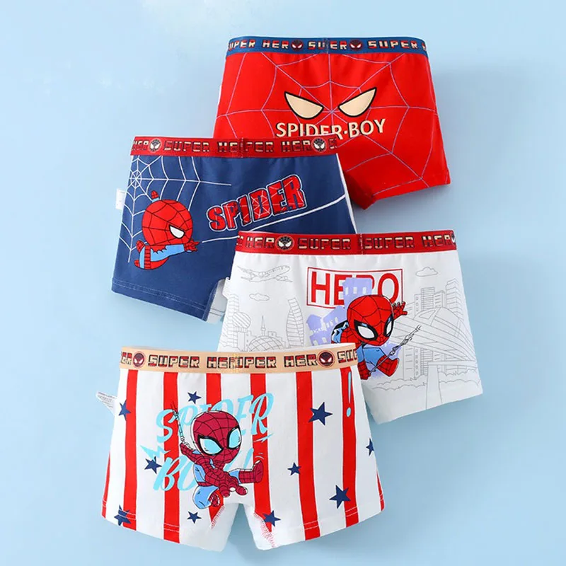 Boxers de Spiderman para niños – Algodón transpirable y cómodo