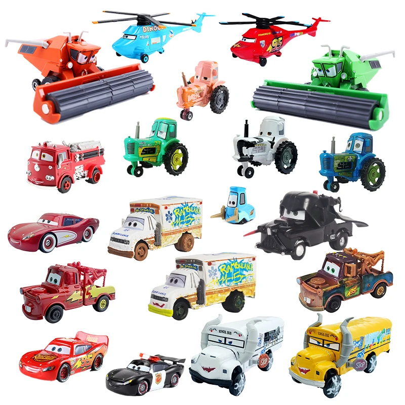 Disney Pixar Cars 3 Juguete de colección Miss Fritter – Metal fundido