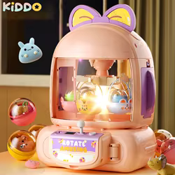 Mini máquina de garra, juguete para atrapar garra, juguete para niños con música, muñeco de peluche portátil, agarrador, máquina de grúa de juguete para niña, máquina de juego para muñecas