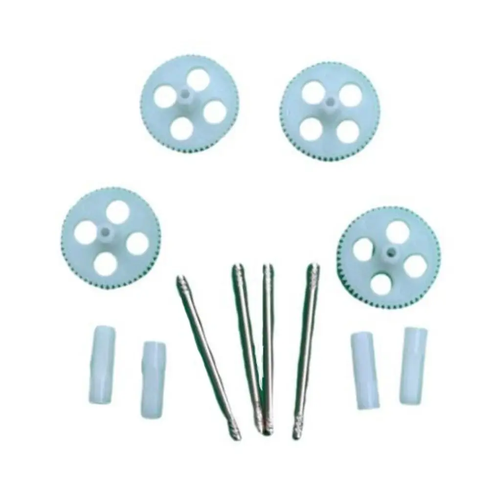 Conjuntos de engranajes blancos, engranaje de Motor, plástico y cobre, duradero, recambios de cuadrirrotor RC, conjunto de rodillo de avión - imagen 4