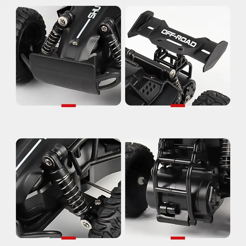 Rc Road Car Racing Car Simulation Rc Truck Toys Children Racing Toys Exquisite Shock Absorbing Hobby Vehicle For Birthday Easter - imagen 5