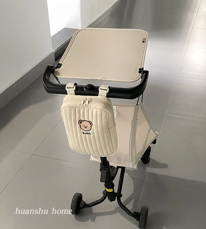 Bolsa para cochecito caddy colgante de mamá oso, organizadora - imagen 2