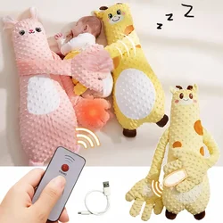 Almohada de ayuda para dormir para bebé, almohada de Palma calmante con Control remoto, abrazo calmante para bebé recién nacido, palmaditas para regalo para niños pequeños