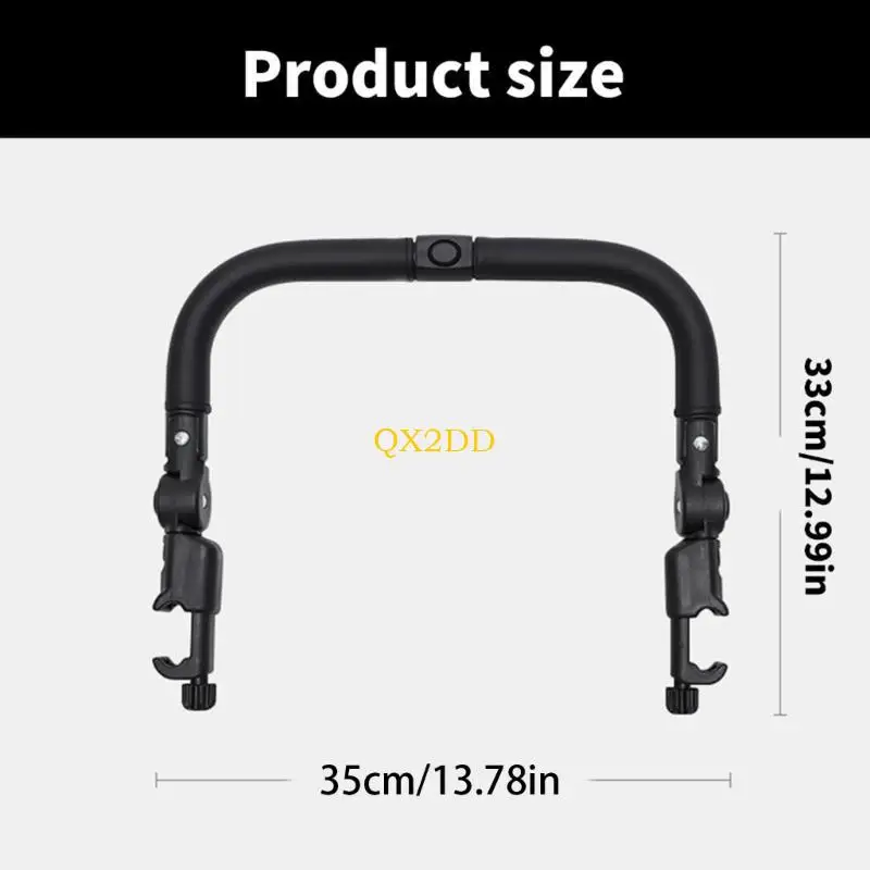 Barra parachoques ajustable para cochecito – Compatible con la mayoría - imagen 3